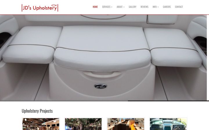 Screenshot of helpwantedupholstery.com