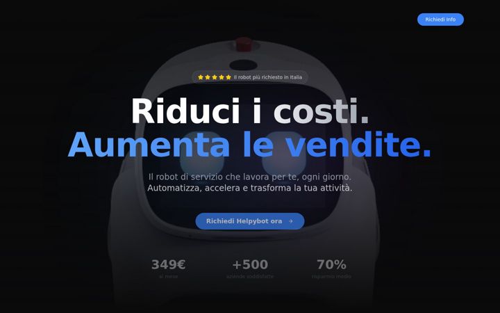 Screenshot of helpybot.it