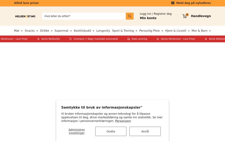 Screenshot of helsekost.no