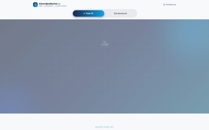 Screenshot of helsemiljosikkerhet.no