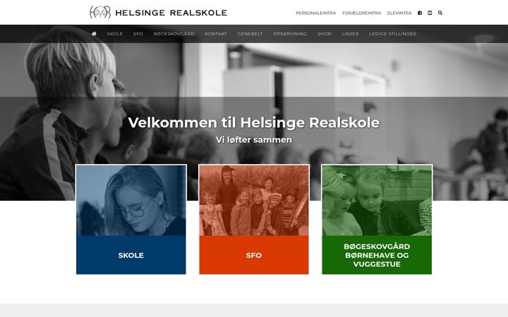 Screenshot of helsinge-realskole.dk