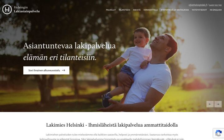 Screenshot of helsinginlakiasiaintoimisto.fi