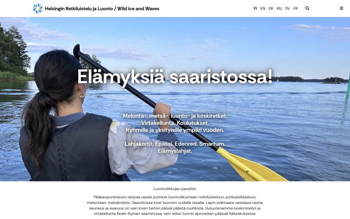 Screenshot of helsinginretkiluistelu.fi