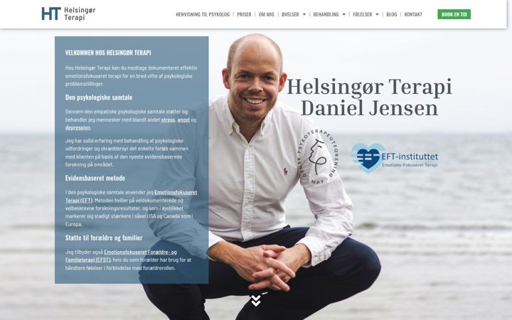 Screenshot of helsingorterapi.dk