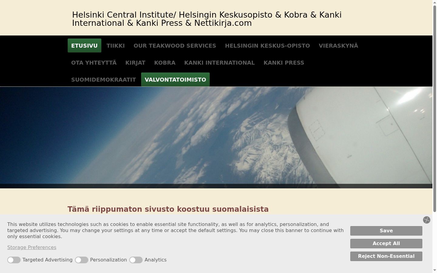 Sutikimo reklamjuostės, rodytos prieš bet kokią sąveiką, ekrano kopija