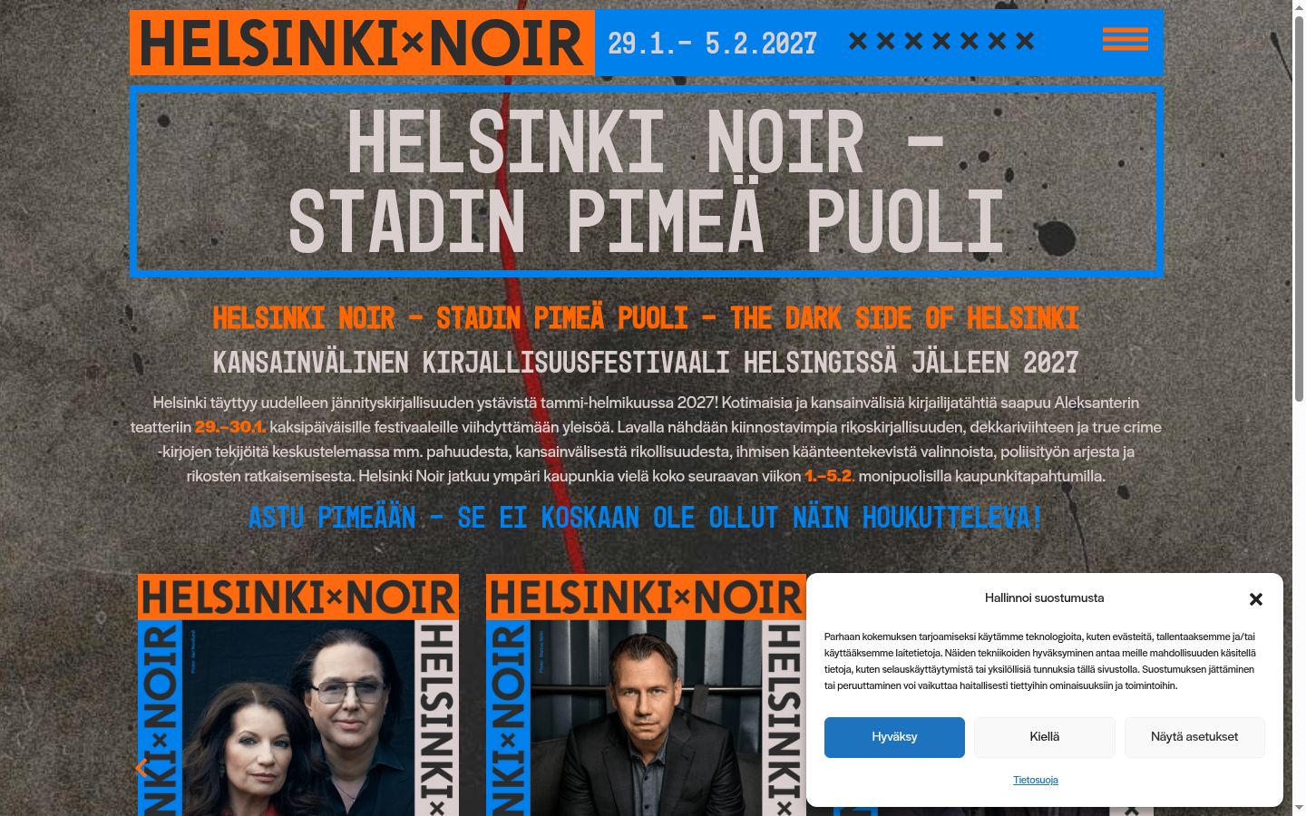 Snímek obrazovky baneru souhlasu zobrazeného před jakoukoli interakcí