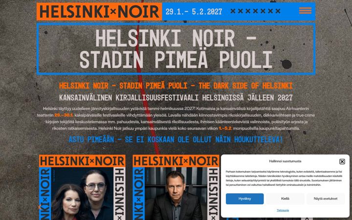 Screenshot of helsinkinoir.net