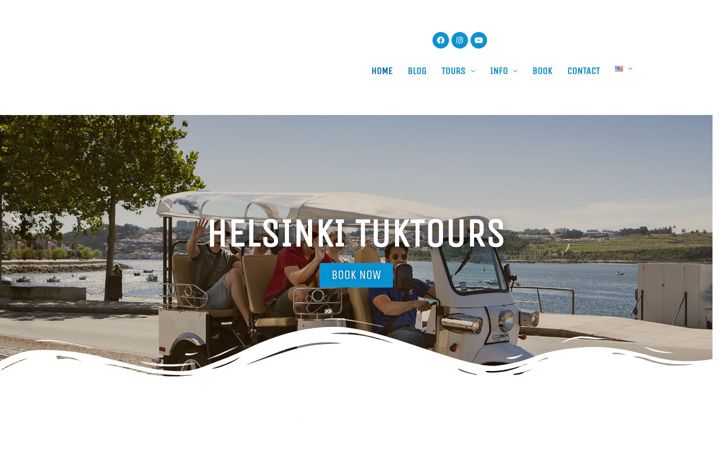Screenshot of helsinkituktours.fi