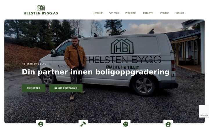 Screenshot of helstenbygg.no