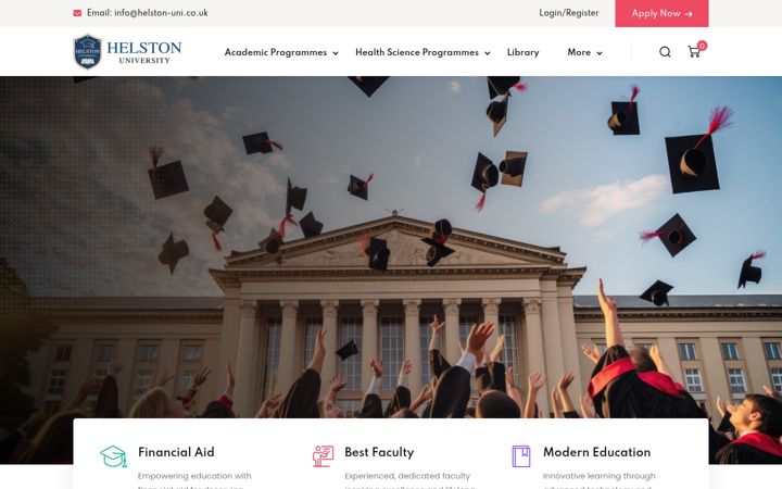 Screenshot of helston-uni.co.uk