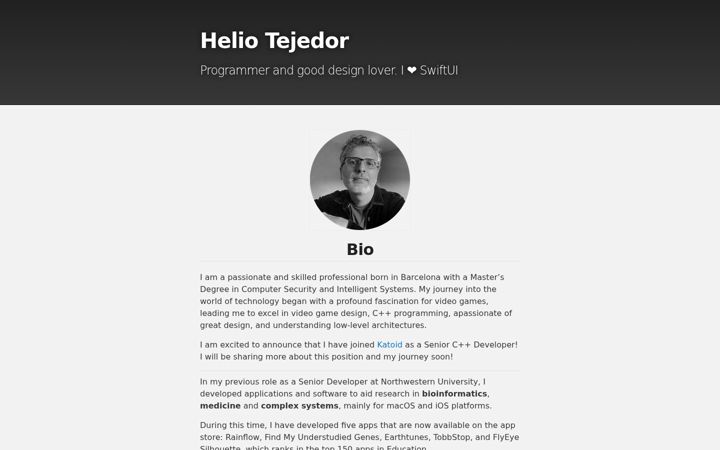 Screenshot of heltena.com