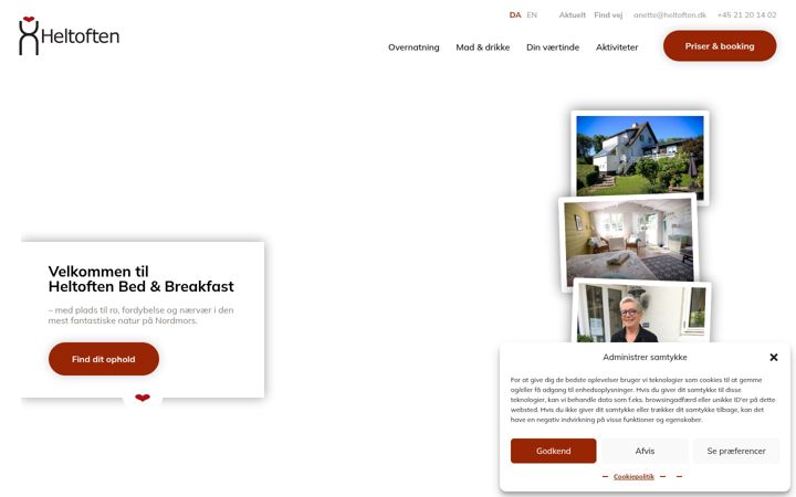 Screenshot of heltoften.dk