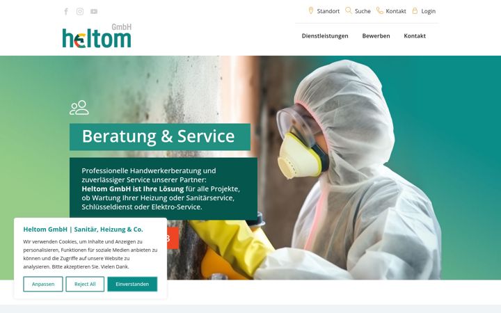 Screenshot of heltom.de