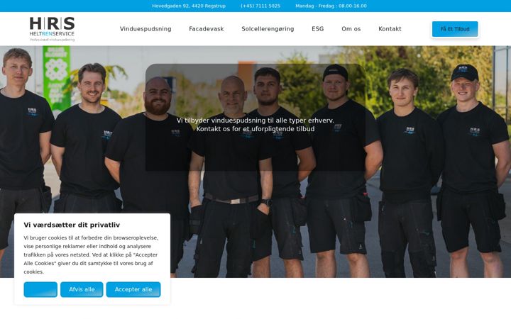 Screenshot of heltrenservice.dk