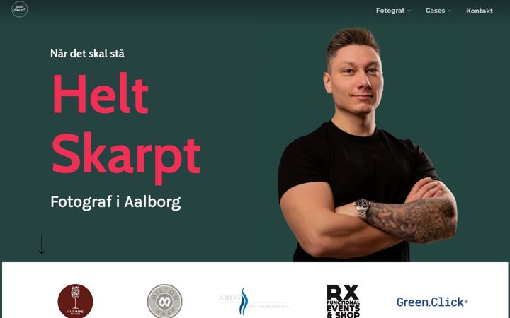 Screenshot of heltskarpt.dk