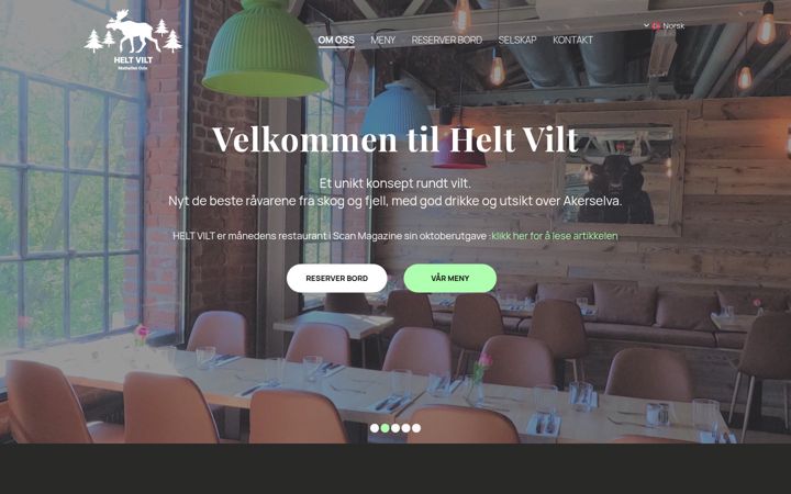 Screenshot of heltviltoslo.no