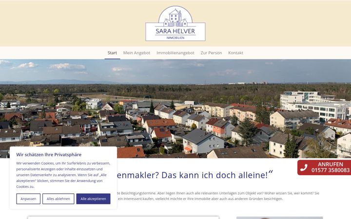 Screenshot of helver-immobilien.de