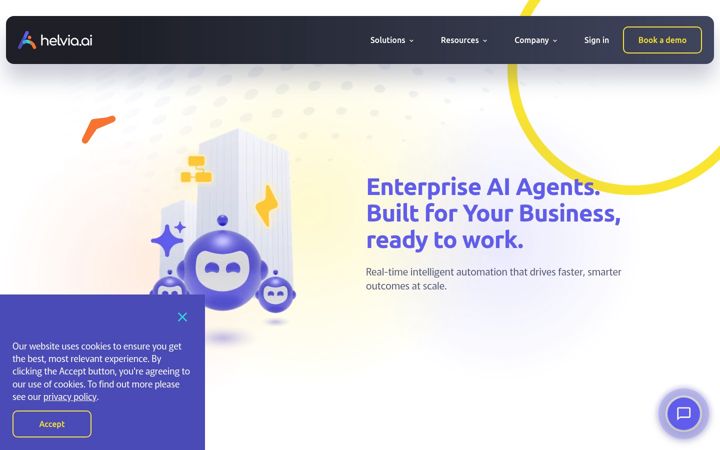 Screenshot of helvia.io