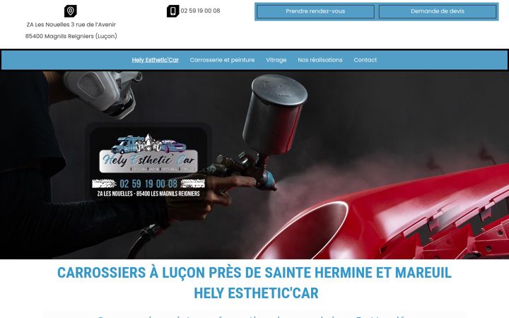 Screenshot of hely-esthetic-car.fr