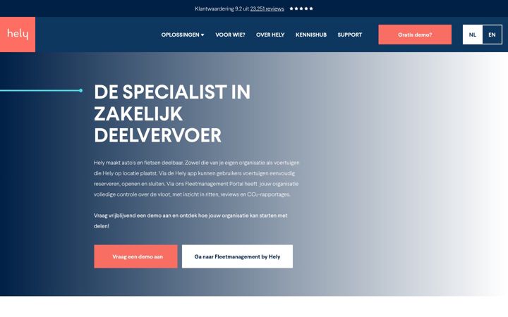 Screenshot of hely.com