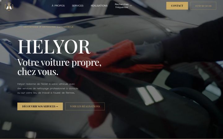 Screenshot of helyor.fr