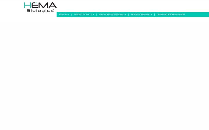 Screenshot of hemabio.com