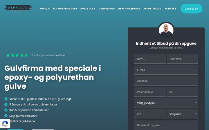 Screenshot of hemagulve.dk