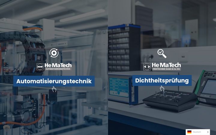 Screenshot of hematech.de