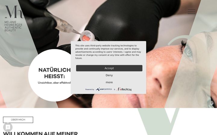 Screenshot of hemberger-beauty.de
