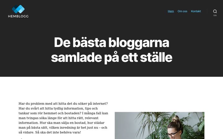 Screenshot of hemblogg.se