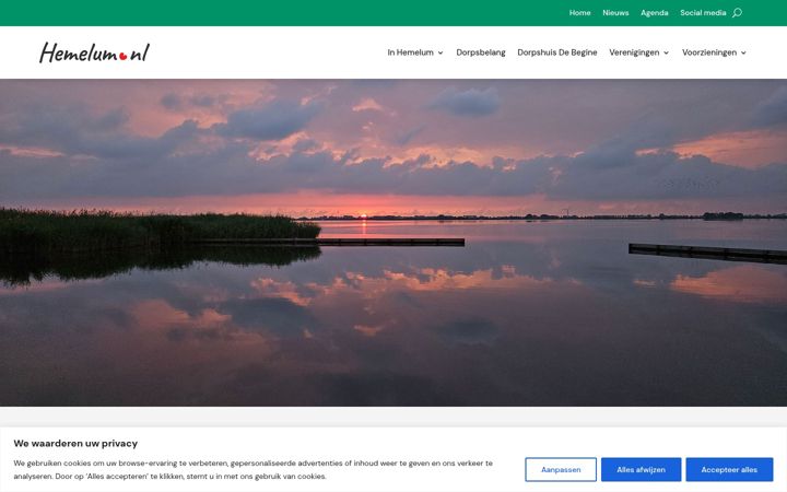 Screenshot of hemelum.nl