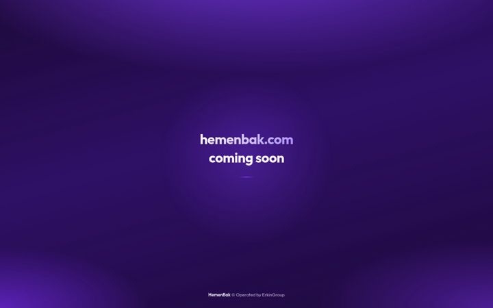 Screenshot of hemenbak.com