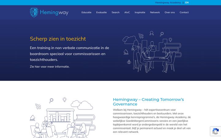 Screenshot of hemingway-pg.nl