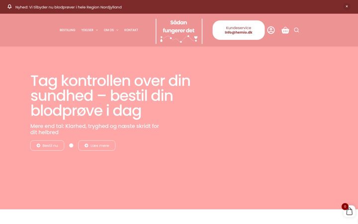 Screenshot of hemio.dk