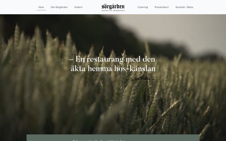 Screenshot of hemmapasorgarden.se