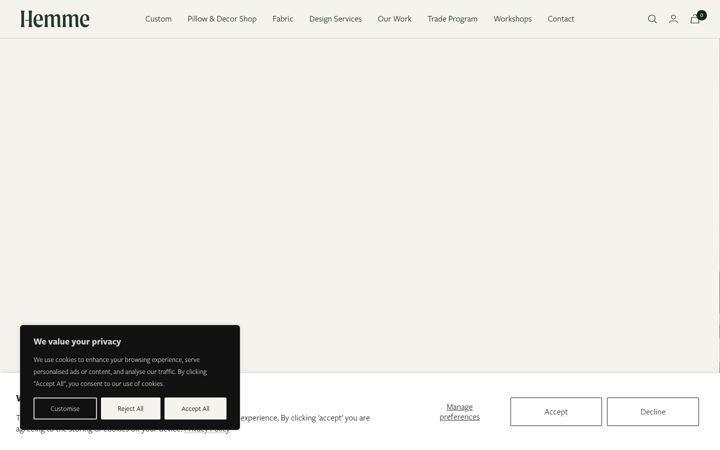 Screenshot of hemmecustom.com