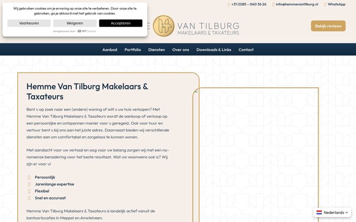 Screenshot of hemmevantilburg.com