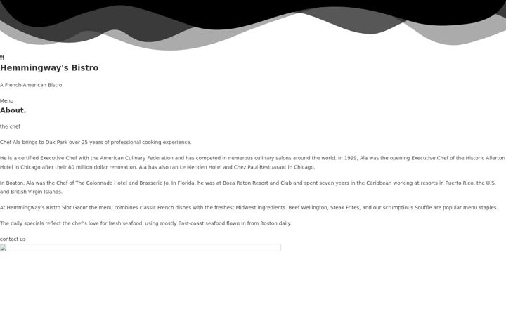 Screenshot of hemmingways-bistro.com