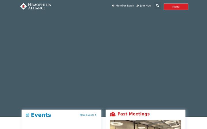 Screenshot of hemoalliance.org