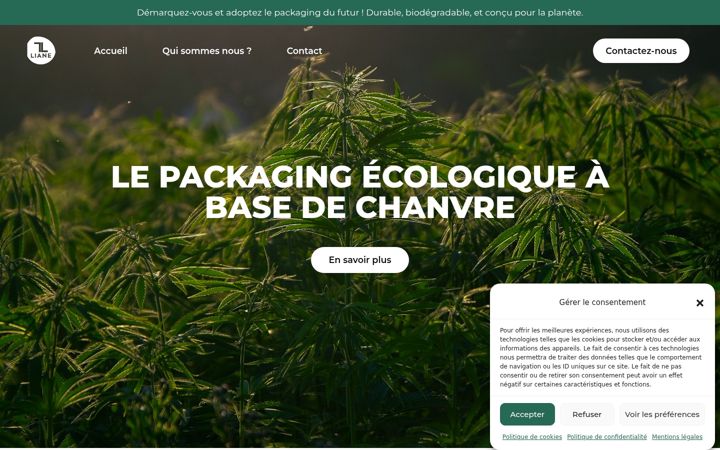 Screenshot of hempack-liane.com