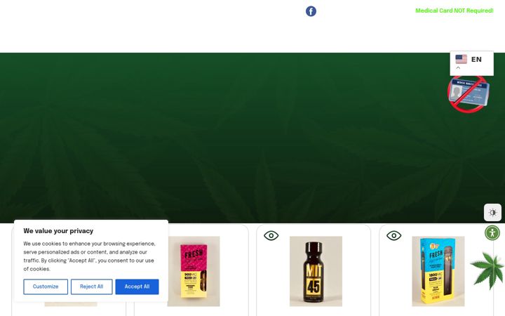 Screenshot of hemphub44.com