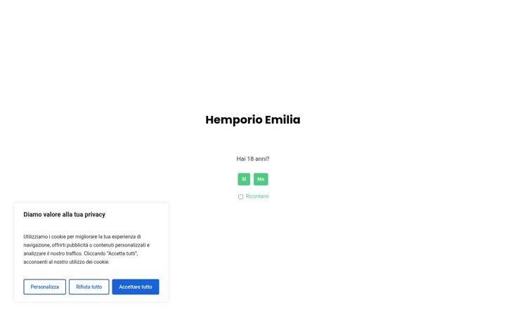 Screenshot of hemporioemilia.it