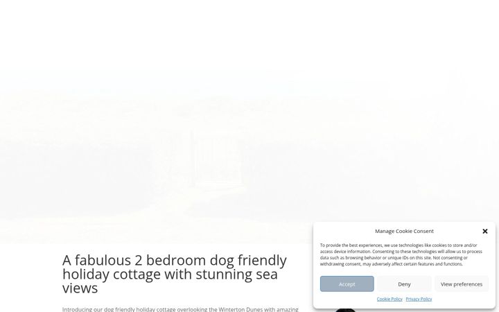 Screenshot of hemsbyseaview.co.uk