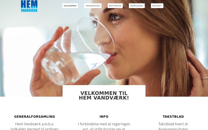 Screenshot of hemvand.dk