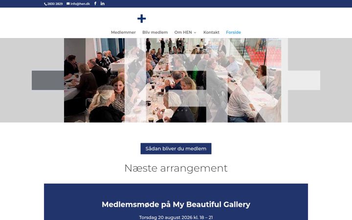 Screenshot of hen.dk