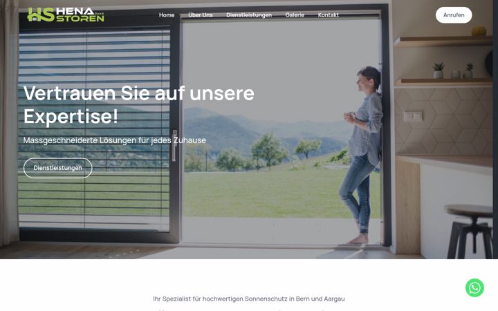 Screenshot of hena-storen.ch