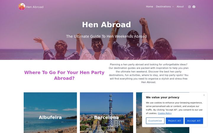 Screenshot of henabroad.com
