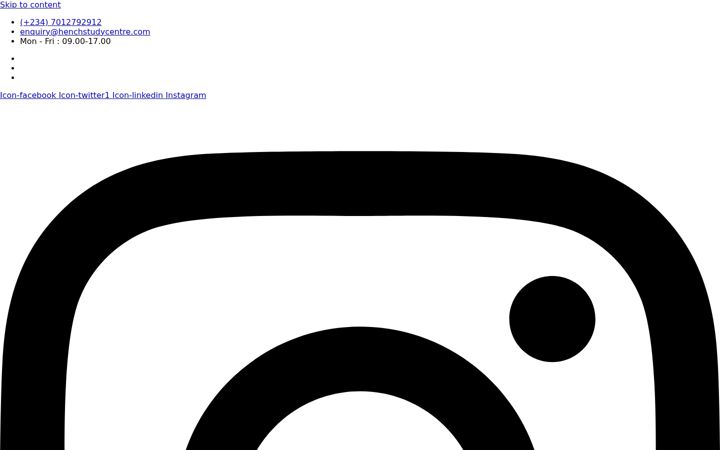 Screenshot of henchstudycentre.com