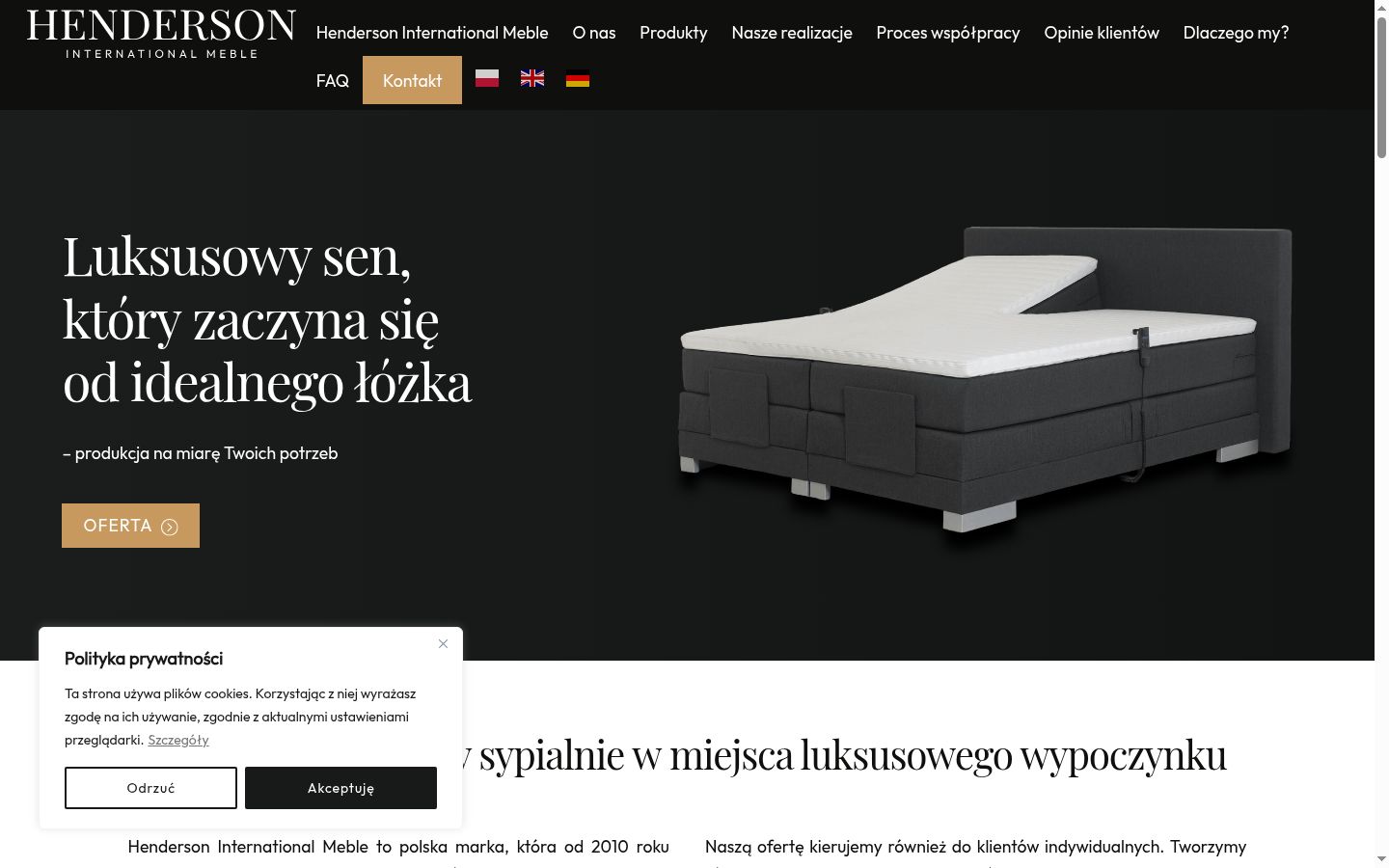 Ekrānuzņēmums ar piekrišanas baneri, kas tika rādīts pirms jebkādas mijiedarbības