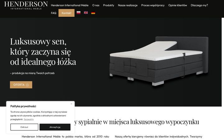 Screenshot of hendersoninternational.eu